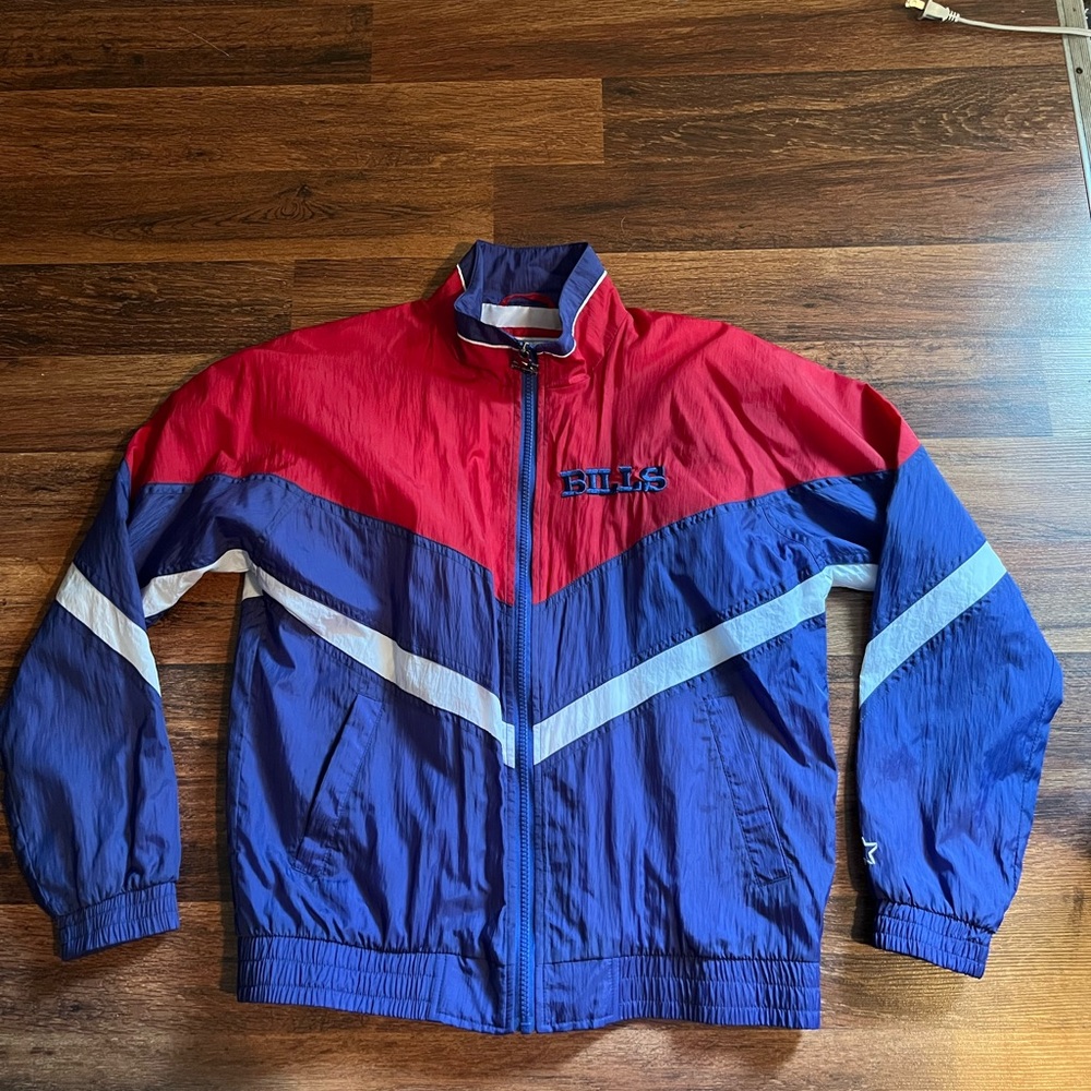 Buffalo Bills starter jacket NWOT size small (wind breaker material) never worn!